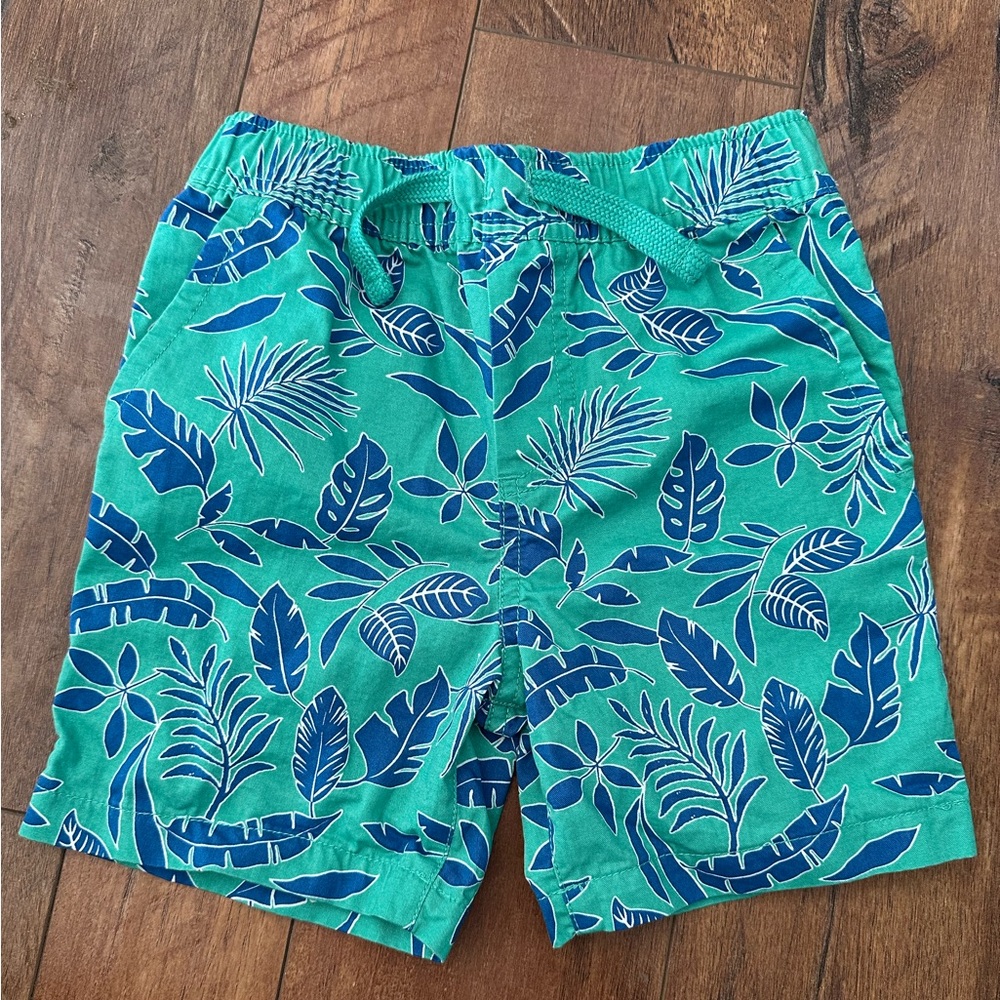 Maximus Rex Palm Leaf Print Shorts